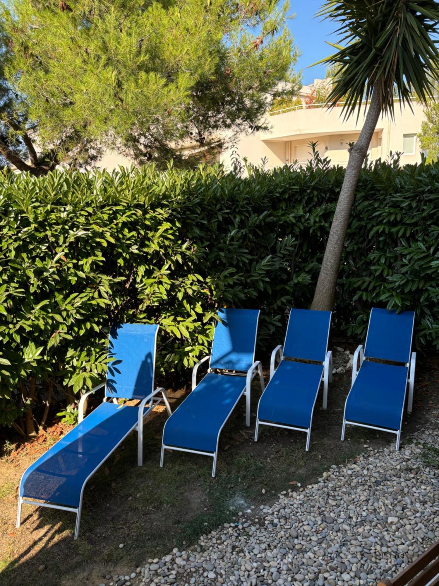 Beachside Apartment With Pool & Garden In Juan Les Pins Antibes Buitenkant foto